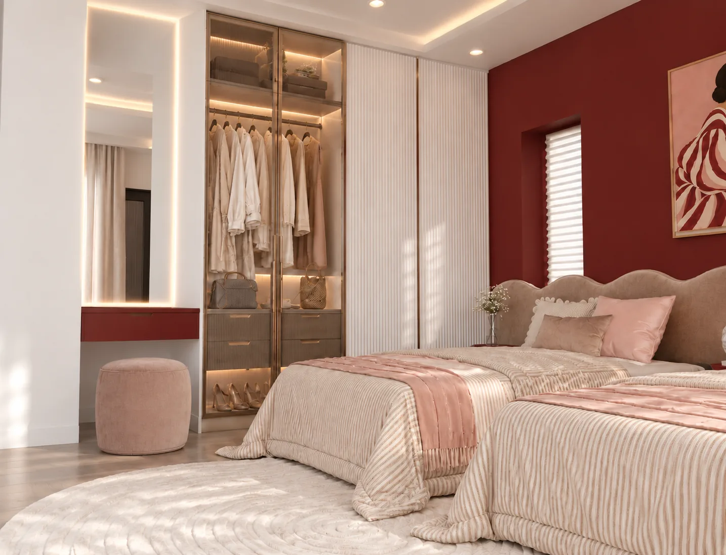 Chambre de filles — vue 2, DICE ARCHI