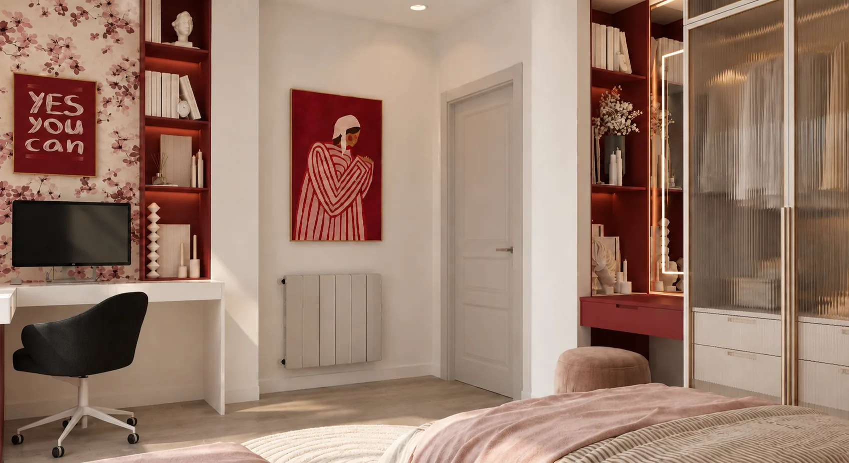 Chambre de filles — vue 6, DICE ARCHI
